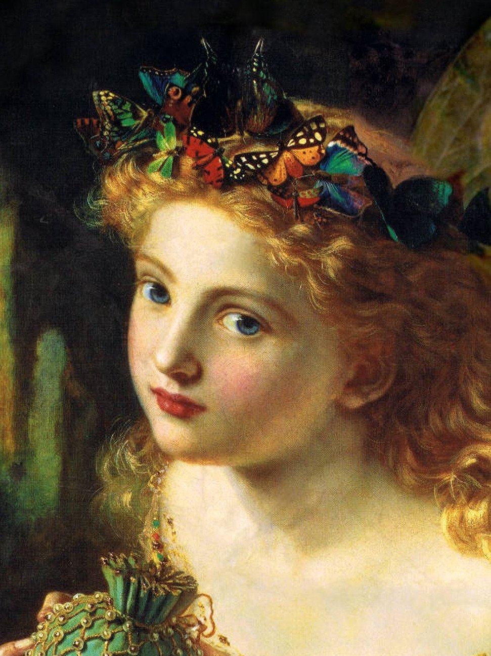 "A Portrait of a Fairy" by Sophie Gengembre Anderson T-Shirt (Unisex) product image (3)