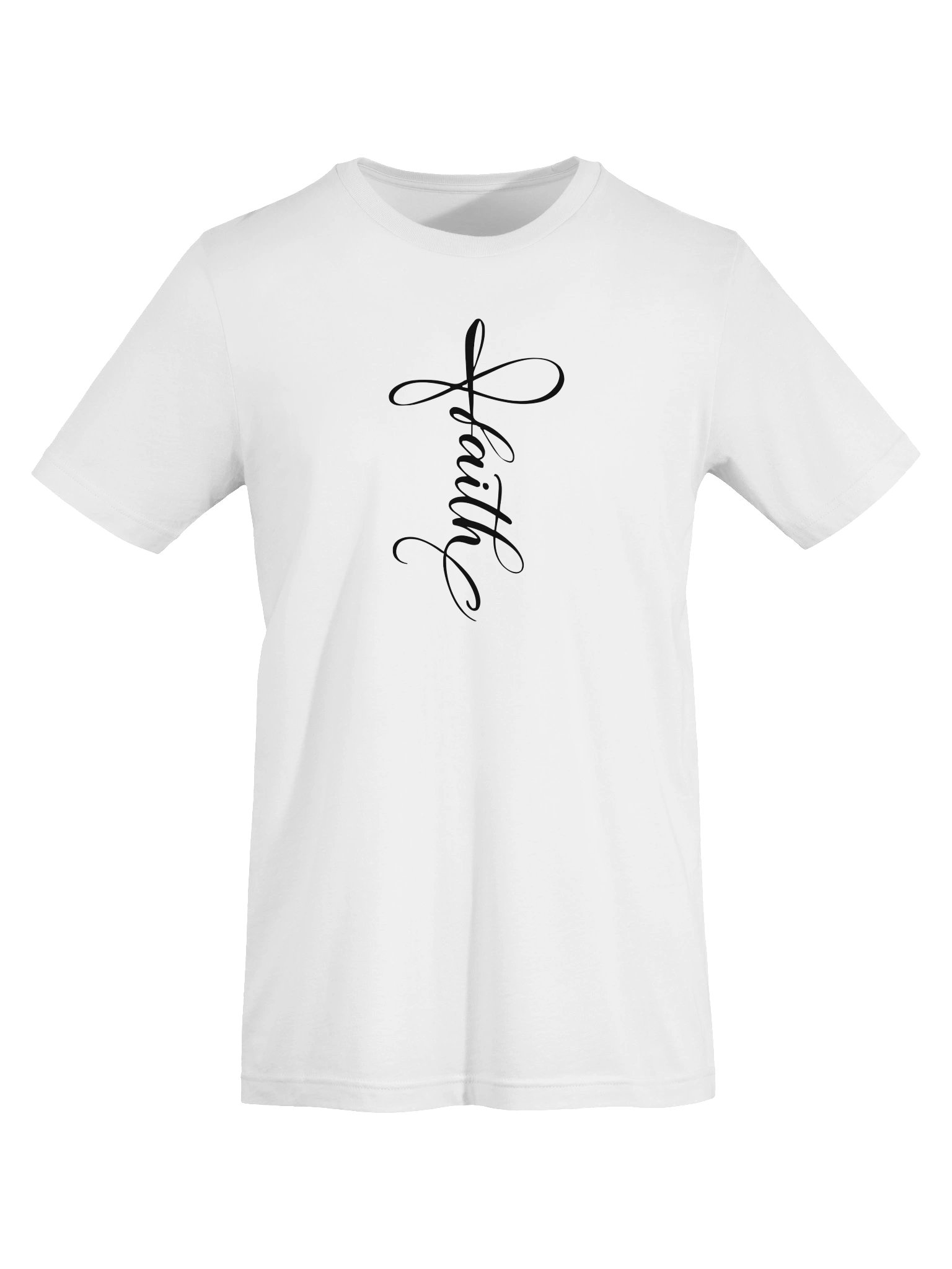 Faith Cross Infinity Symbol Graphic T-Shirt | Unisex Bible Verse Tee product image (5)