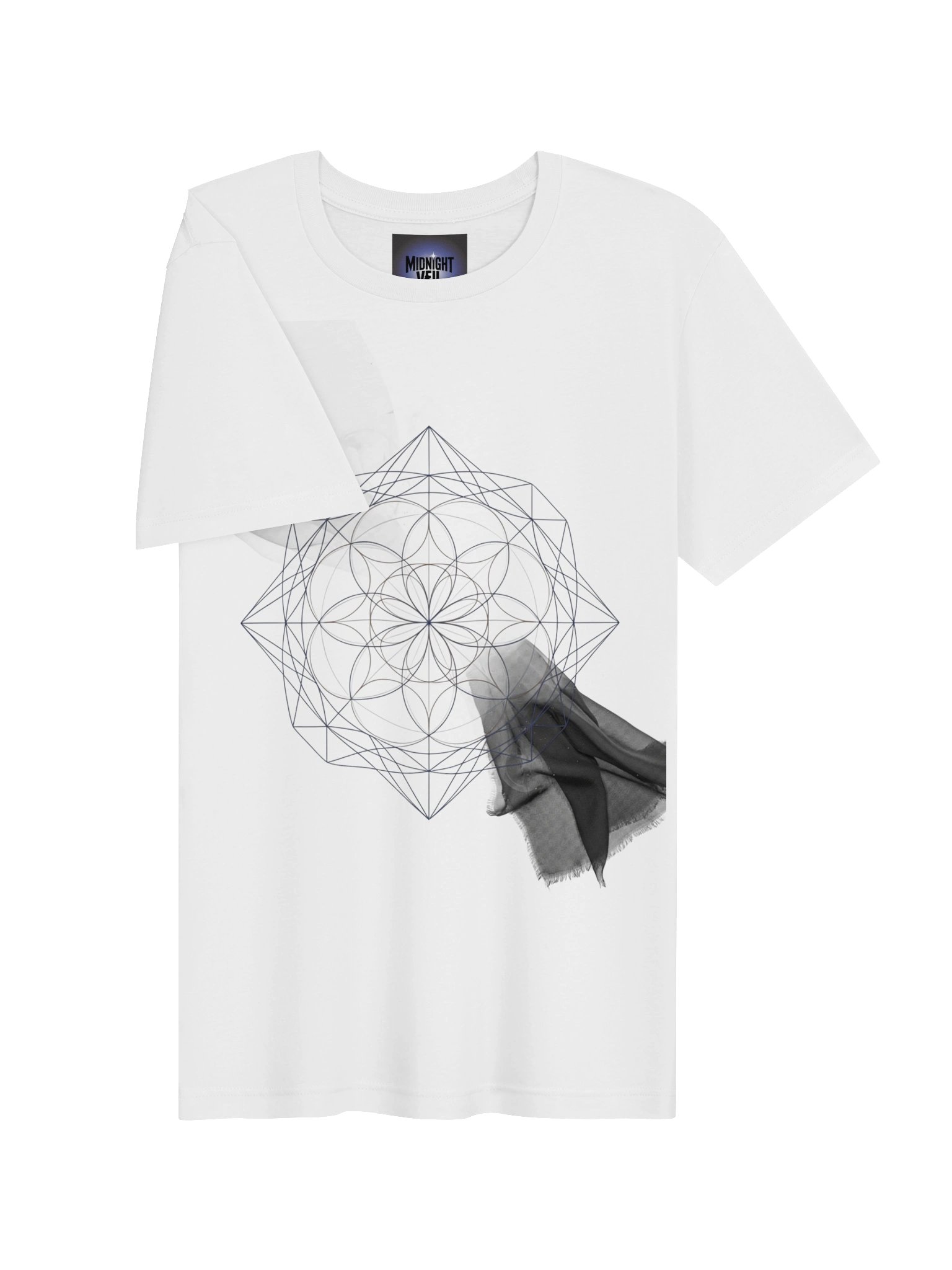 Midnight Veil Sacred Geometry T-Shirt product image (103)