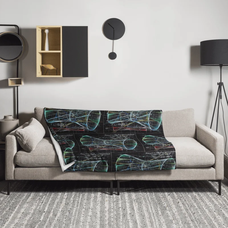 Gaussian Beam - Geometric Physics Art Blanket product image (6)