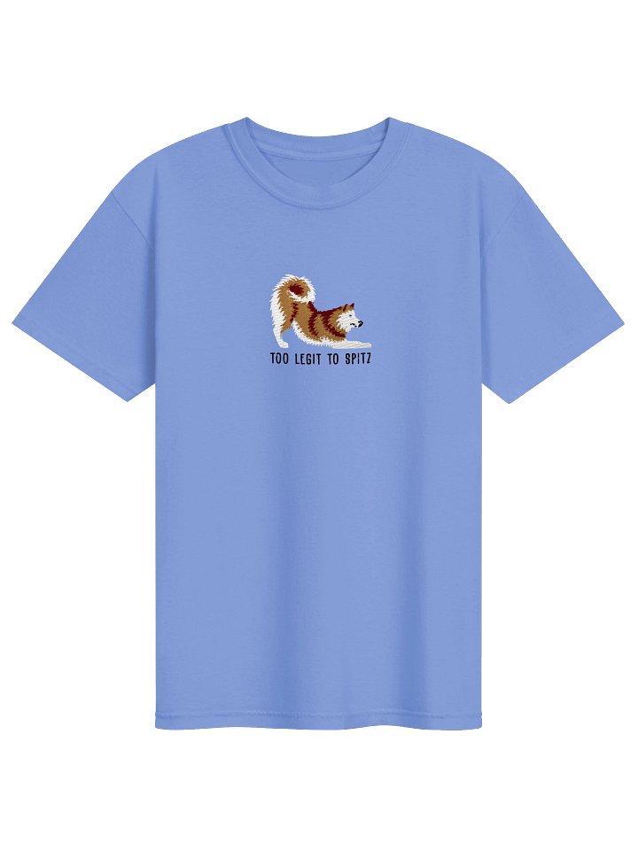 Too Legit to Spitz T-Shirt(Embroidered) of a Finnish Spitz(Gold) product image (2)