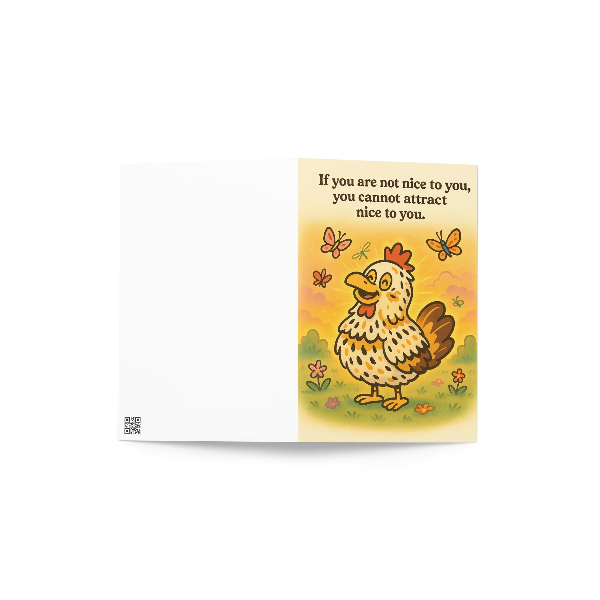 Abrahen Chicks - Being Nice - Card product image (5)
