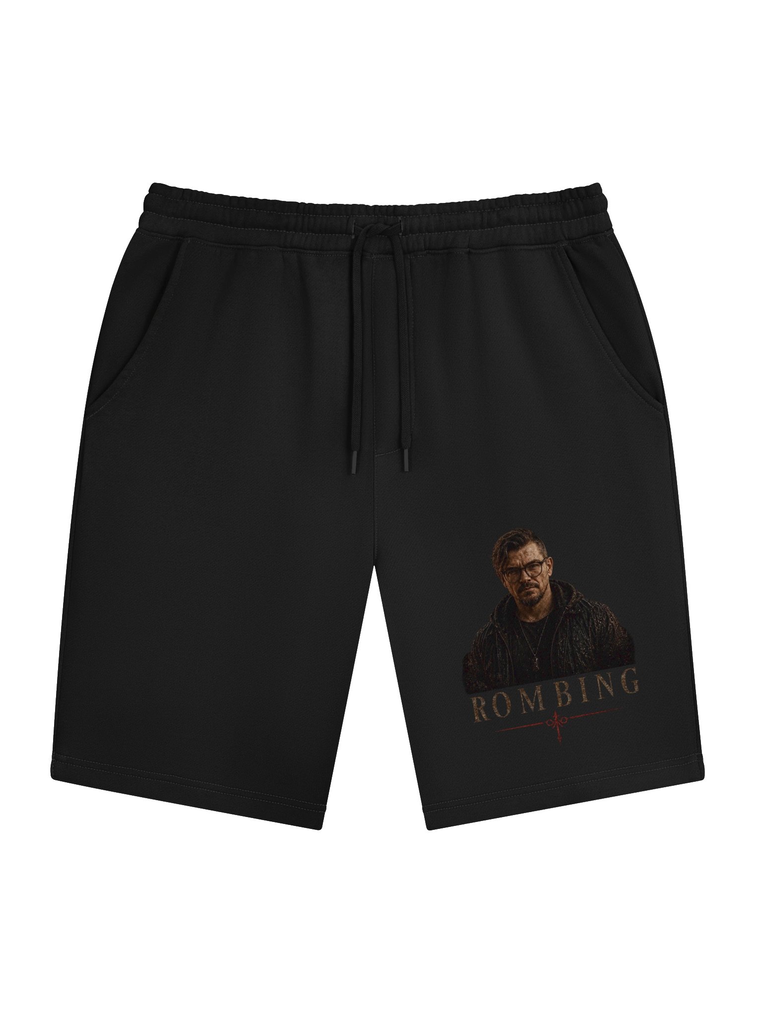 Rombing Dark Portrait Fleece Shorts product image (1)