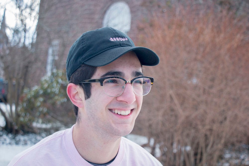 dad hat (pink & black) product image (6)