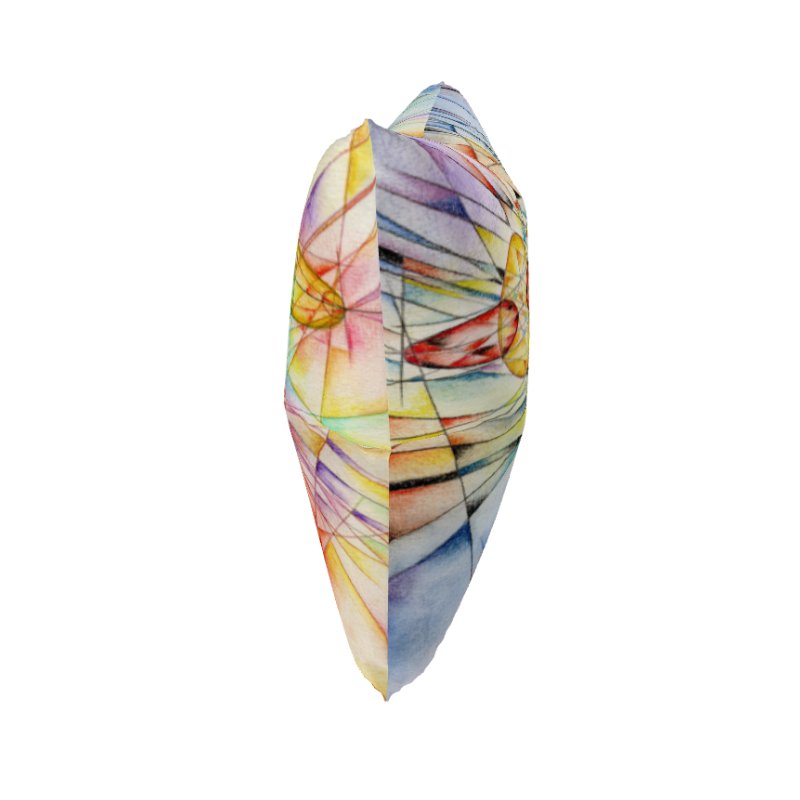 Poinsot's Paper Spaceship 4+1 - Physics of the Gyroscope Pillow product image (4)