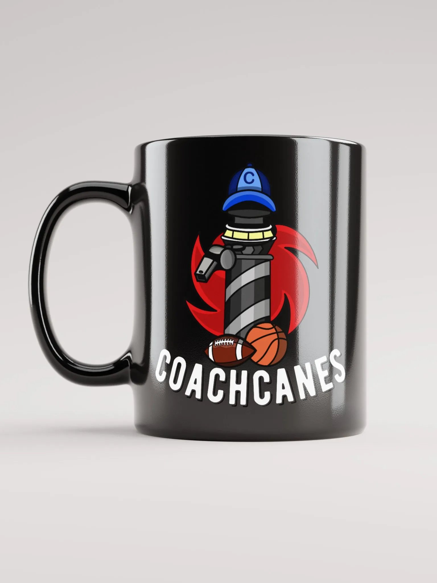 Logo V2 Black Glossy Mug product image (1)