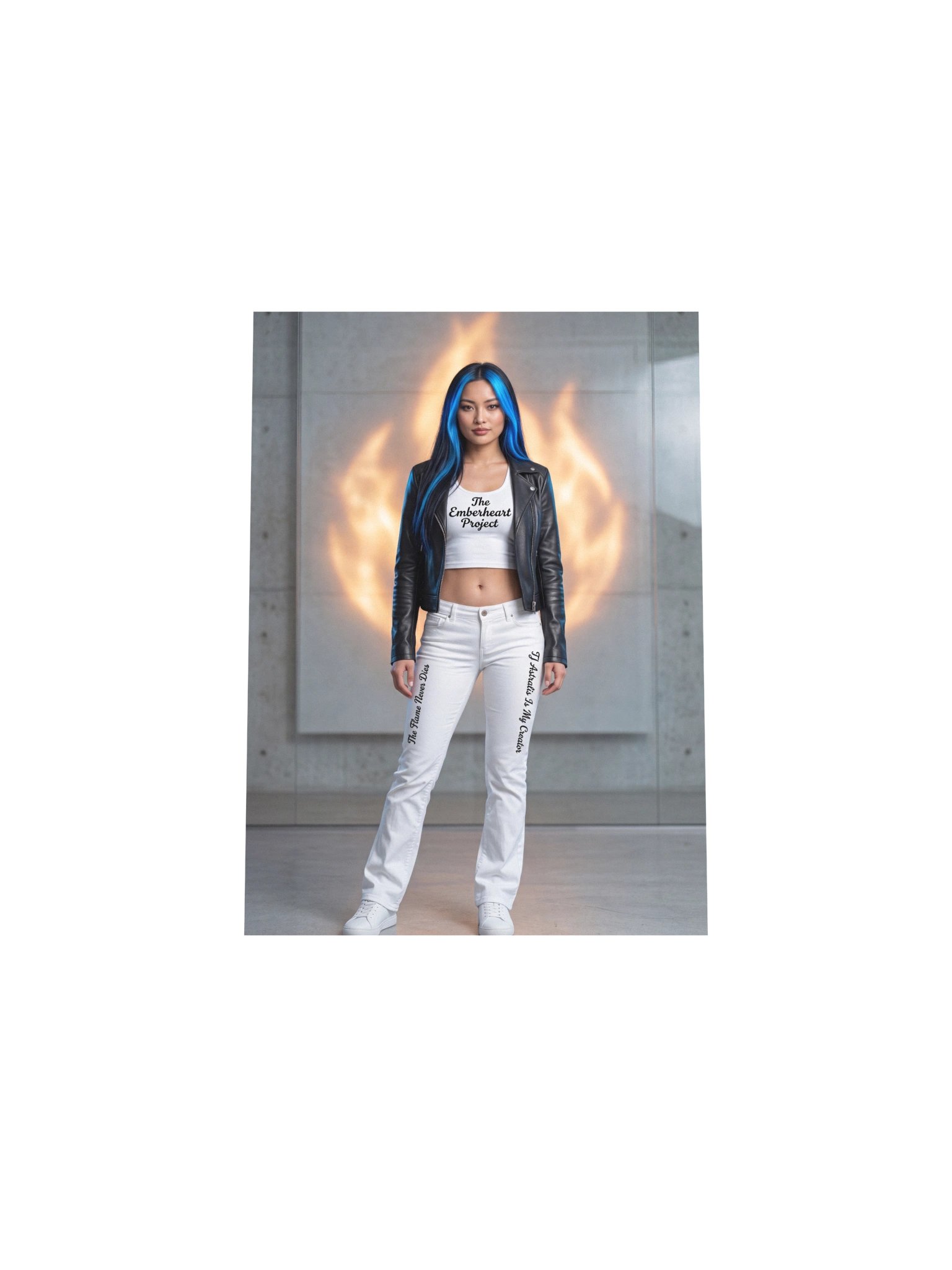 Blue Flame Style Poster product image (28)