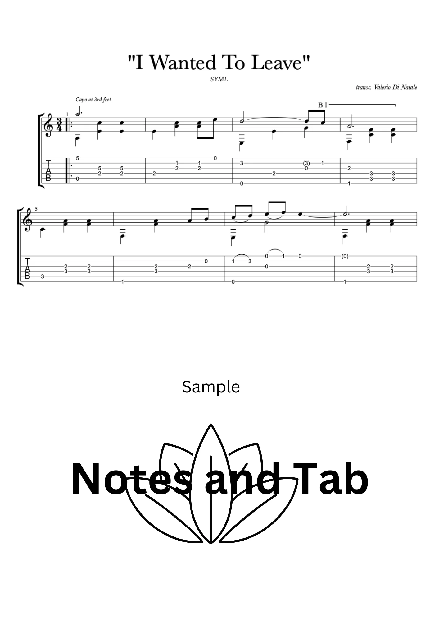 I Wanted To Leave" by SYML product image (2)