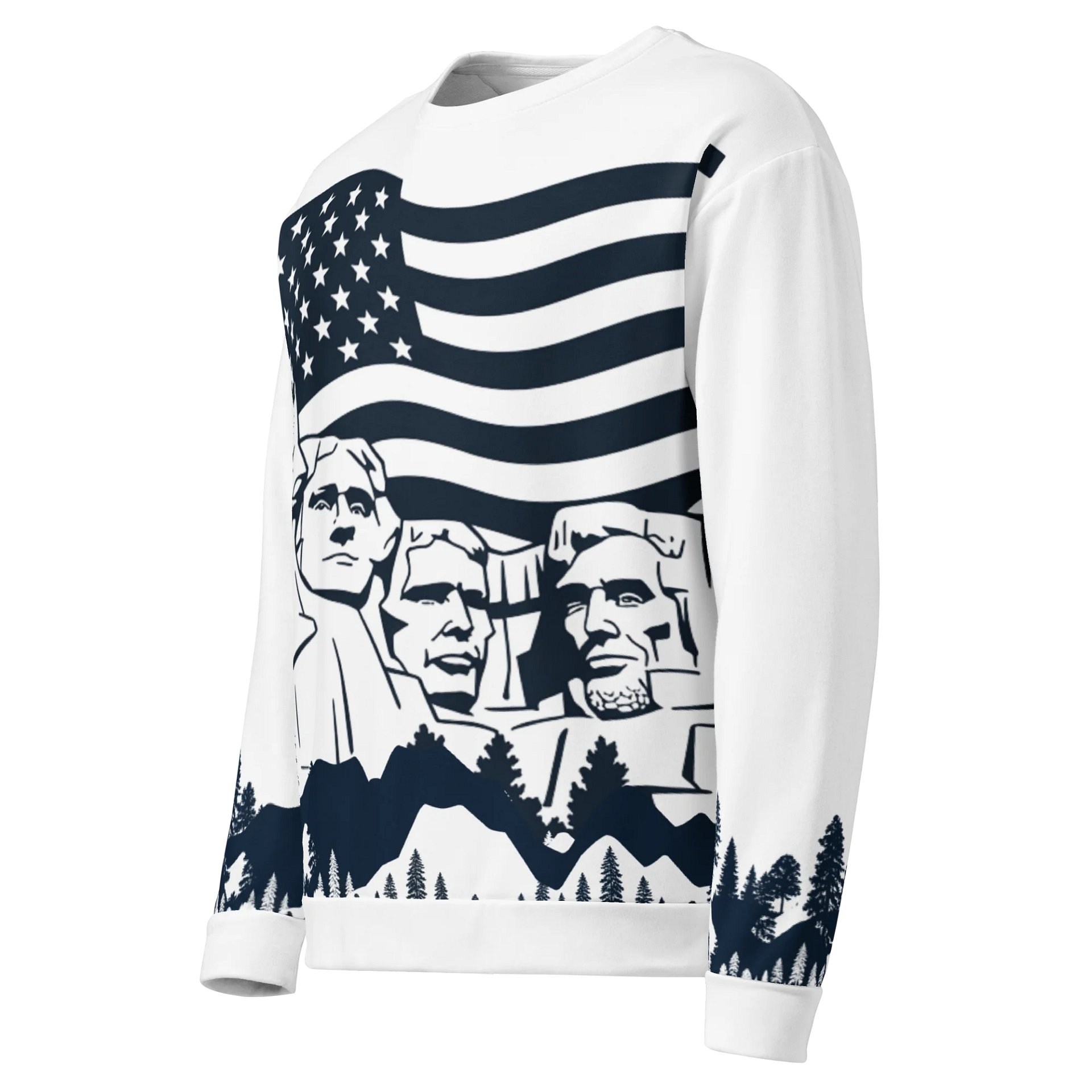 American Heritage Sweatshirt – Modern Mount Rushmore USA Presidents | Patriotic product image (5)