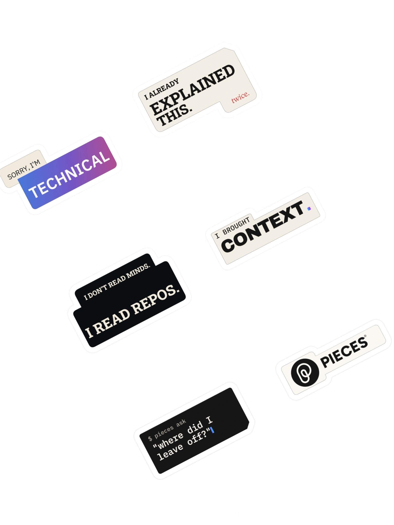 Developer Lore Sticker Sheet product image (1)