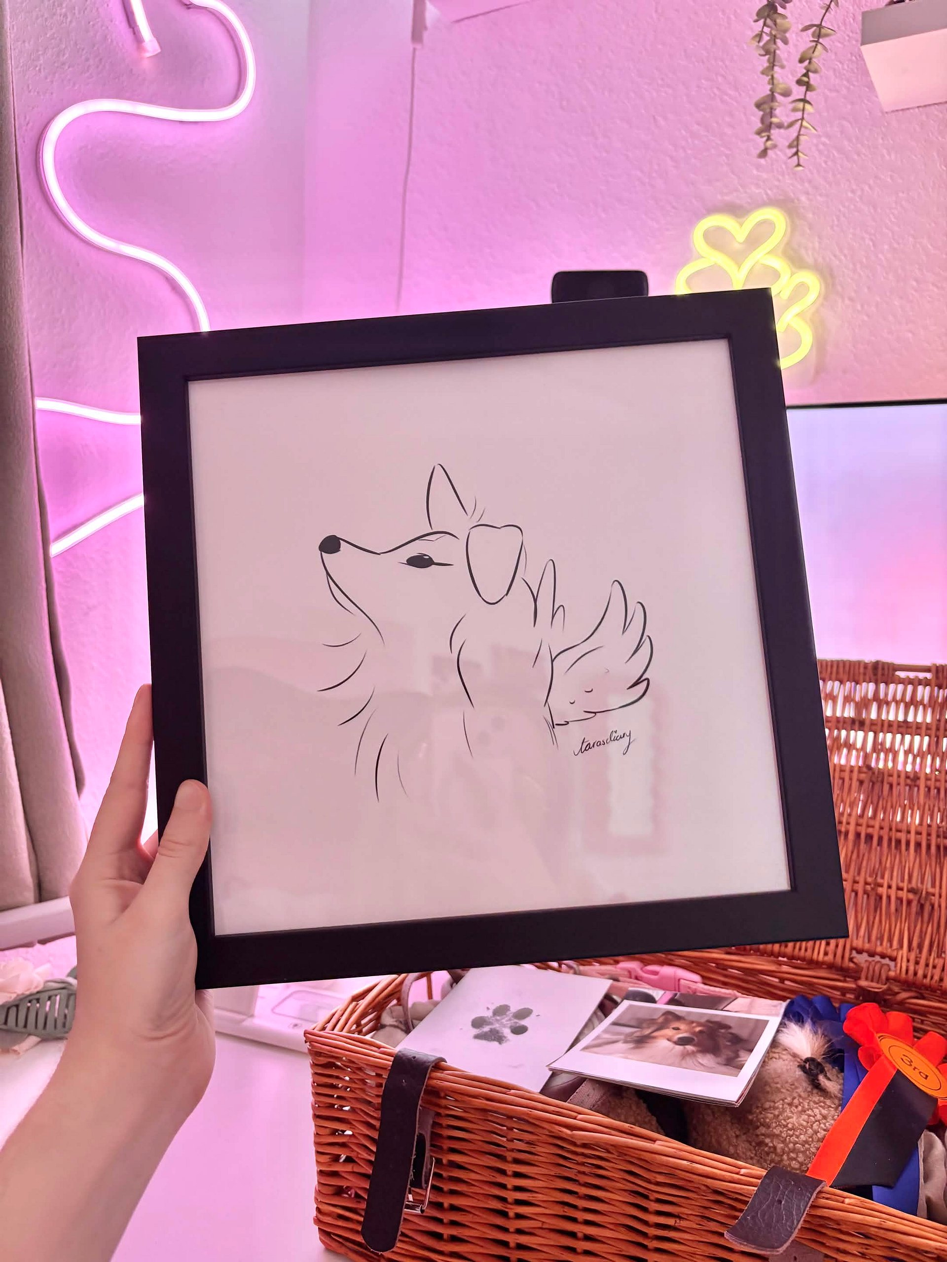 The Angel Sheltie - Framed Print product image (4)