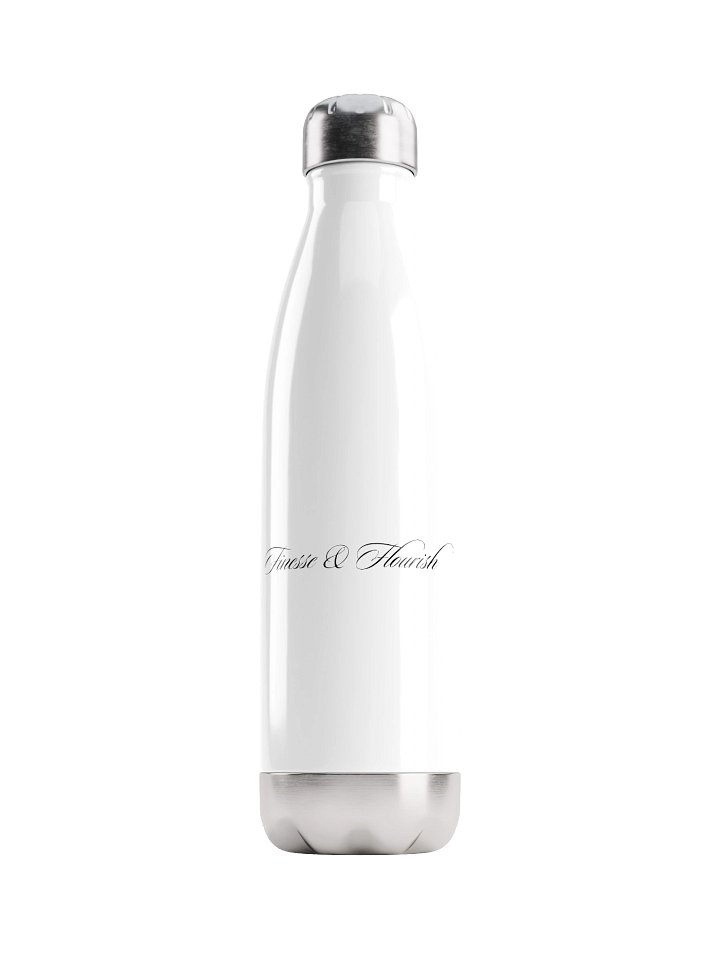F&F Script Stainless Steel Water Bottle product image (1)