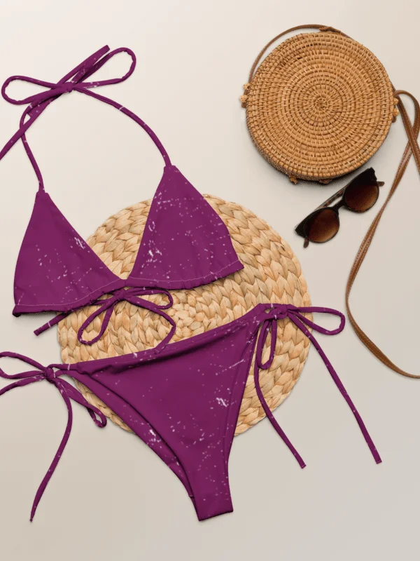 His House String Bikini Set - "Mauvelous" product image (6)