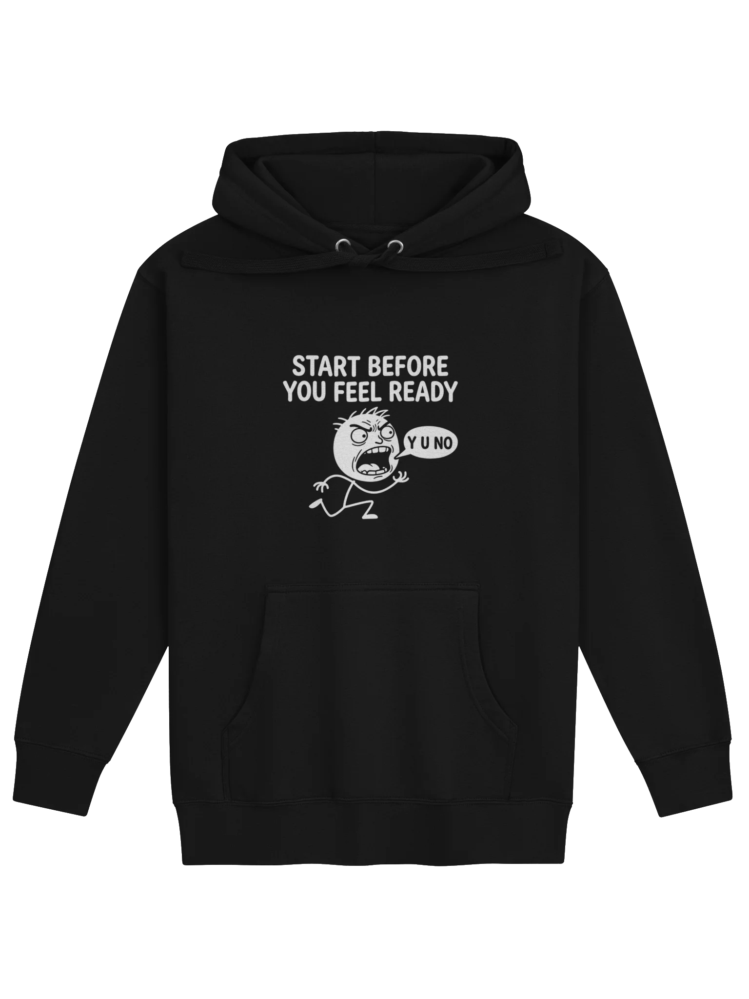 Procrastination Hoodie – Start Before You Feel Ready Sweatshirt product image (1)