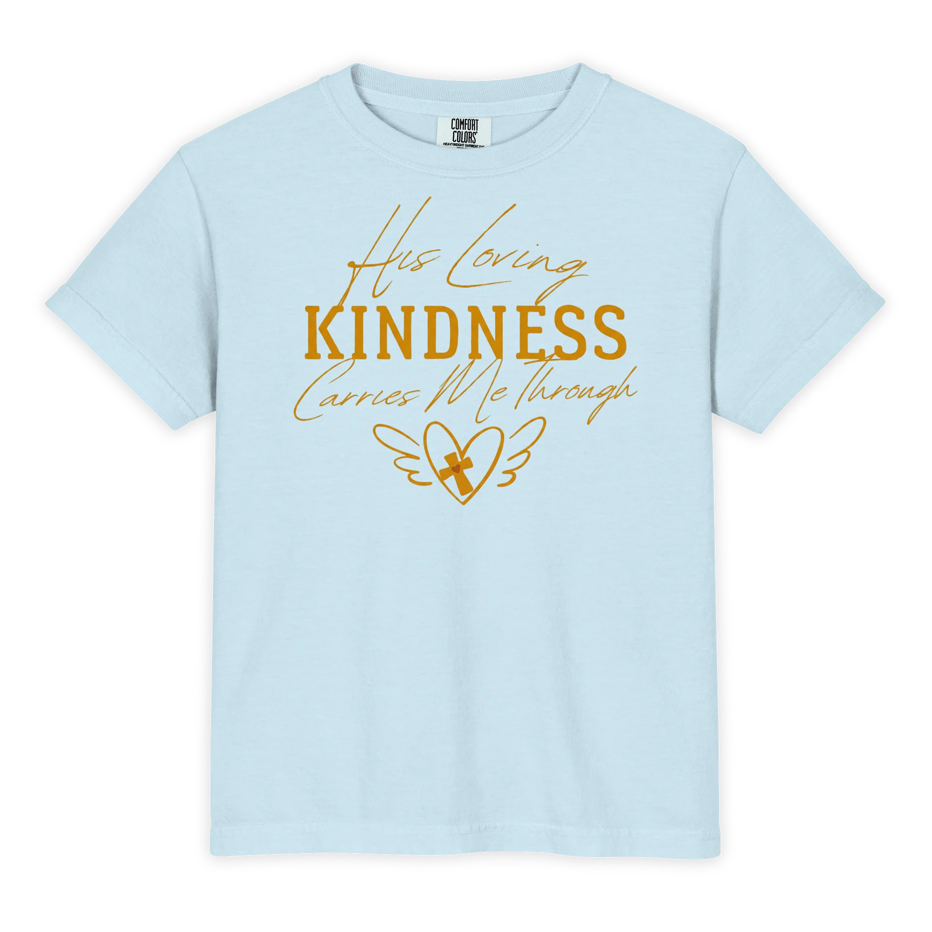 His Loving Kindness Boys' Comfort Colors Youth Tee product image (6)