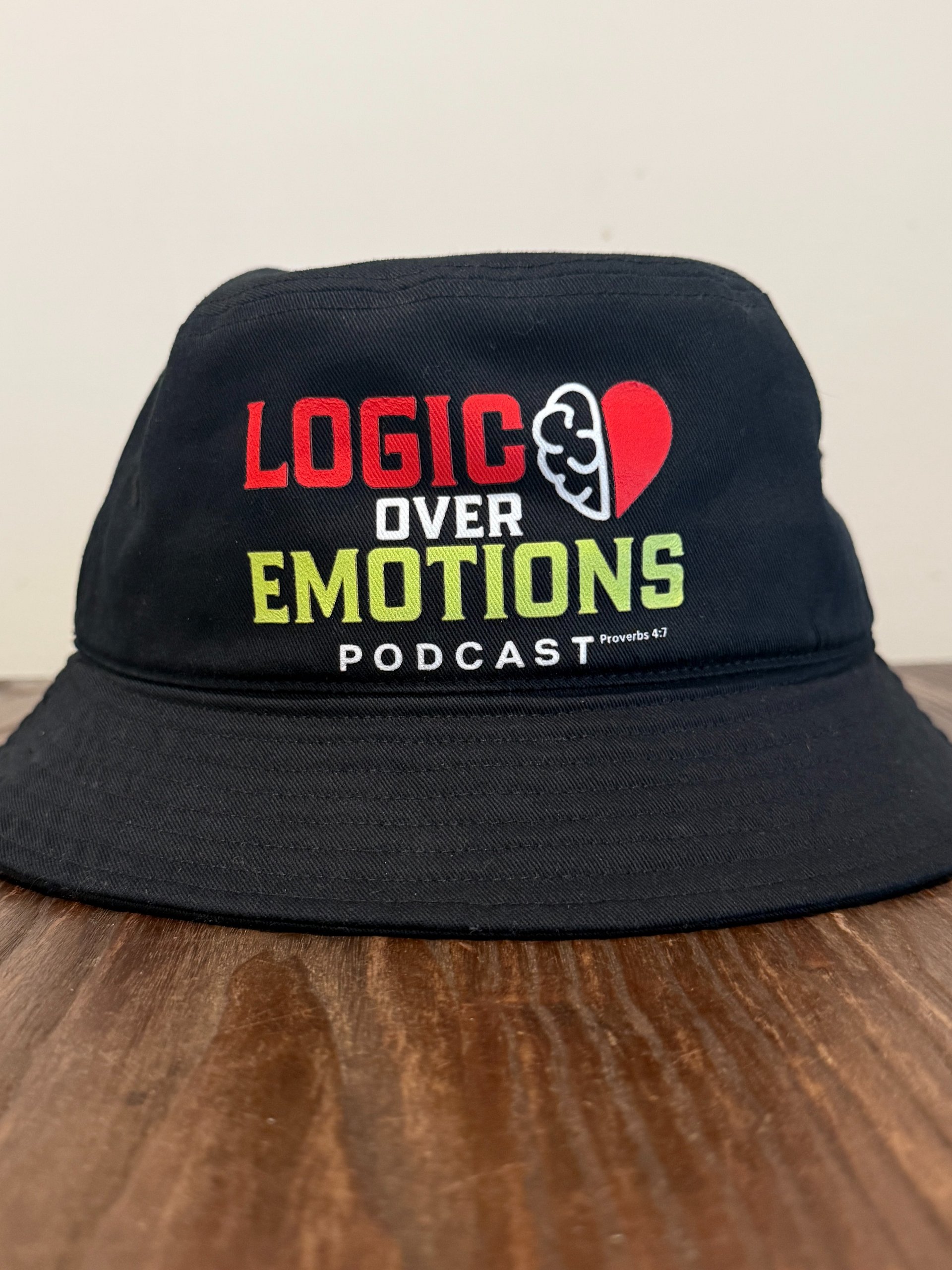Logic Over Emotions Classic Bucket Hat product image (3)