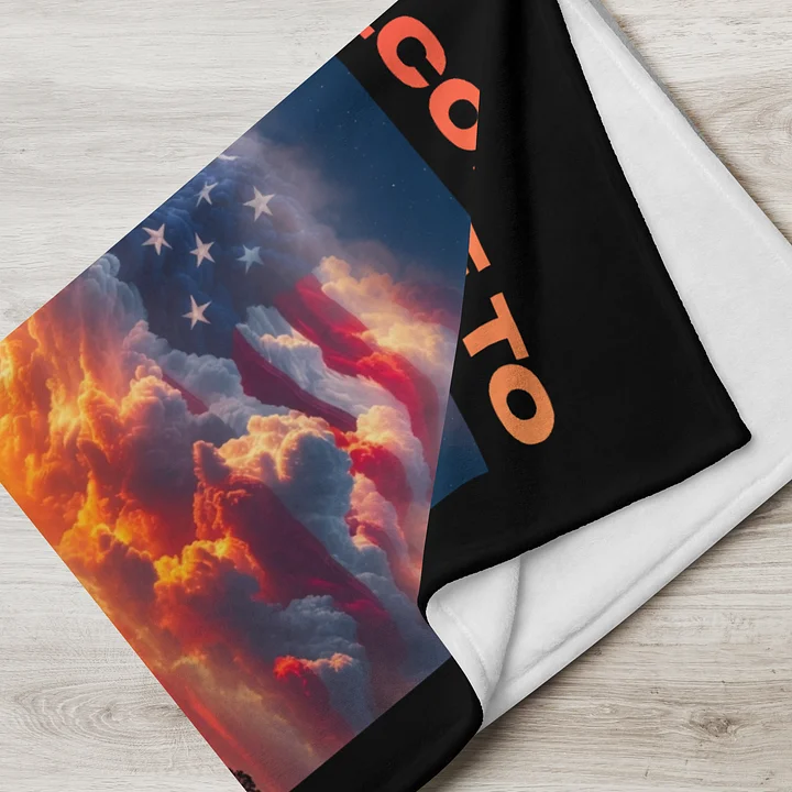 Welcome To Gadsden Eagle Cloud Throw Blanket product image (7)