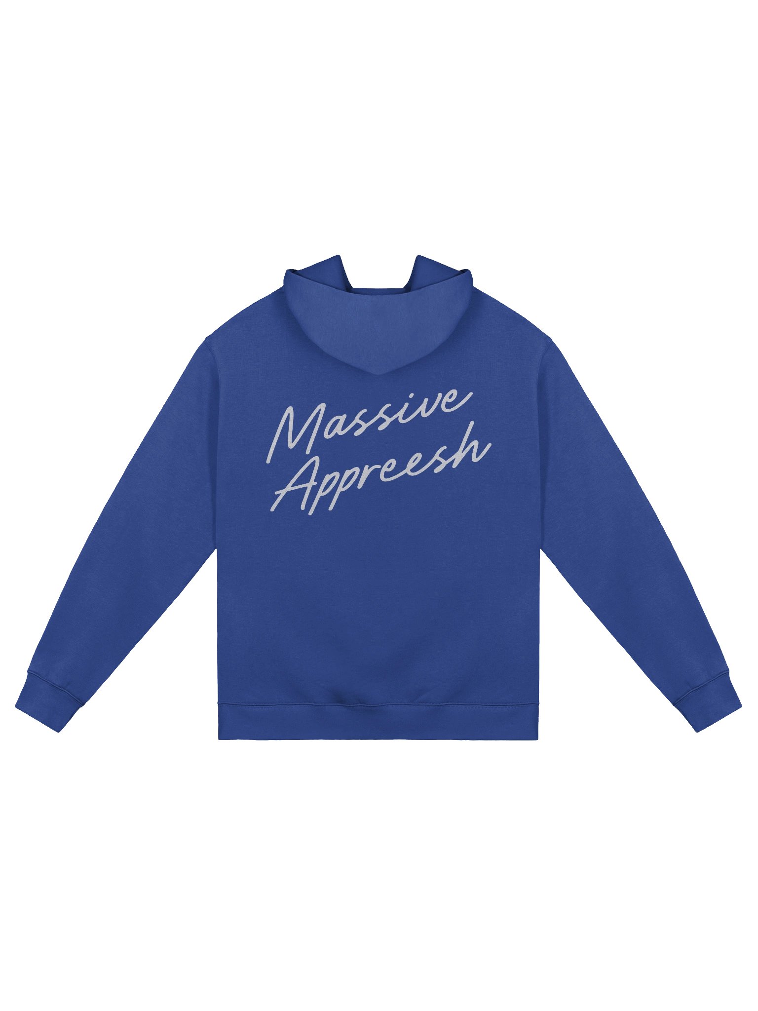Cobalt Blue Massive Appreesh Signature Hoodie product image (3)