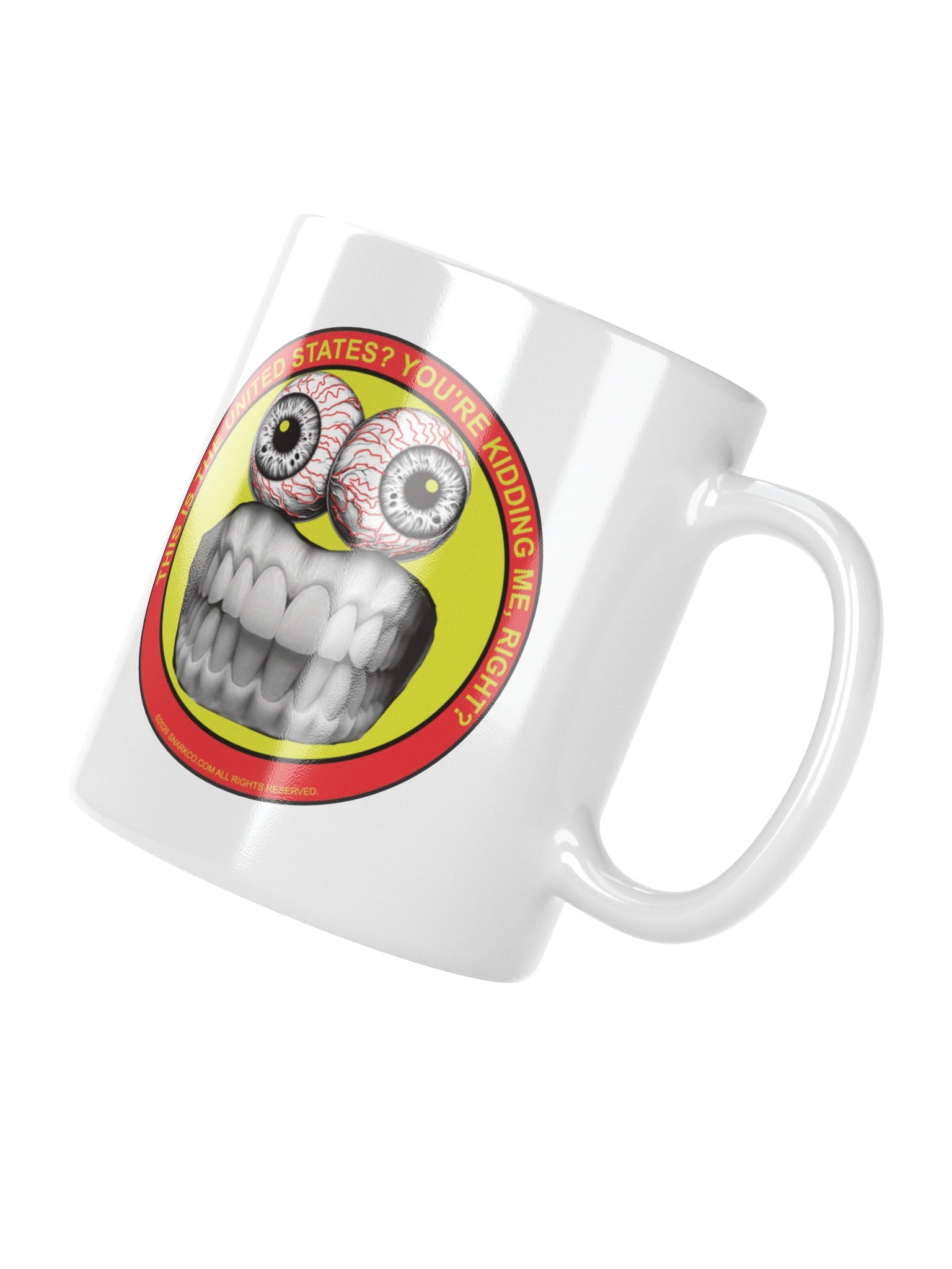 Funny Frazzle Face Mug Says: This is the United States? You're Kidding Me Right? product image (3)
