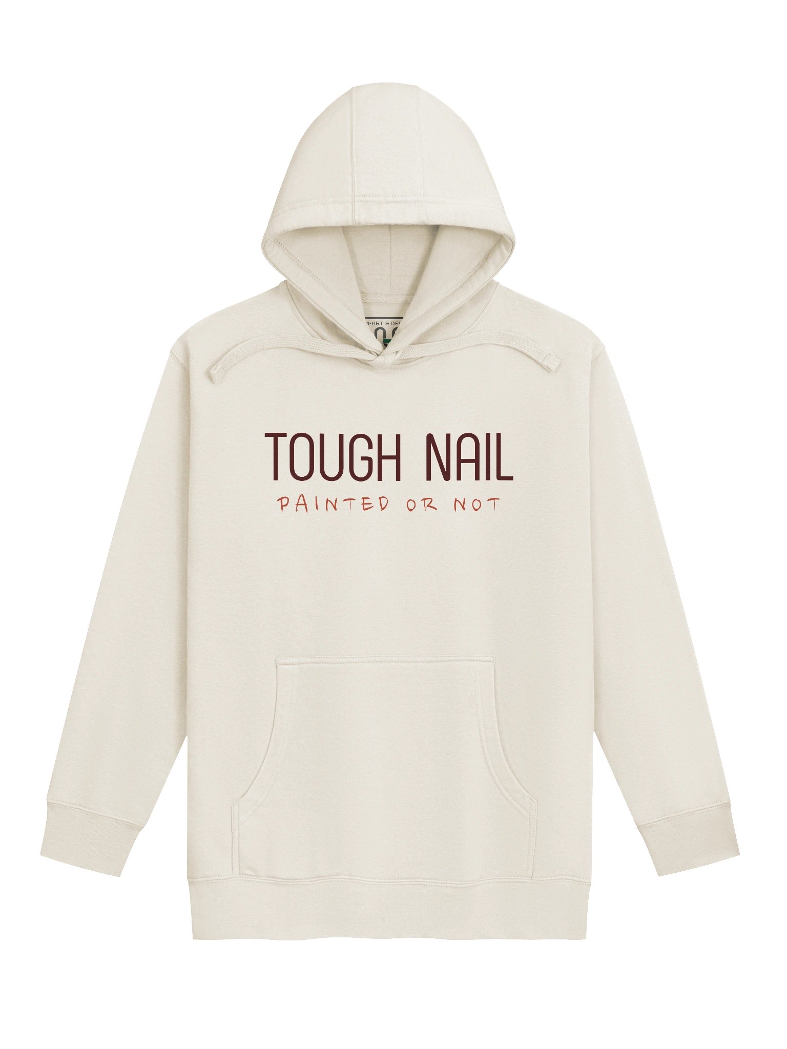 Tough Nail Hoodie – Bold Graphic Streetwear for Men & Women M-Art & Design product image (1)
