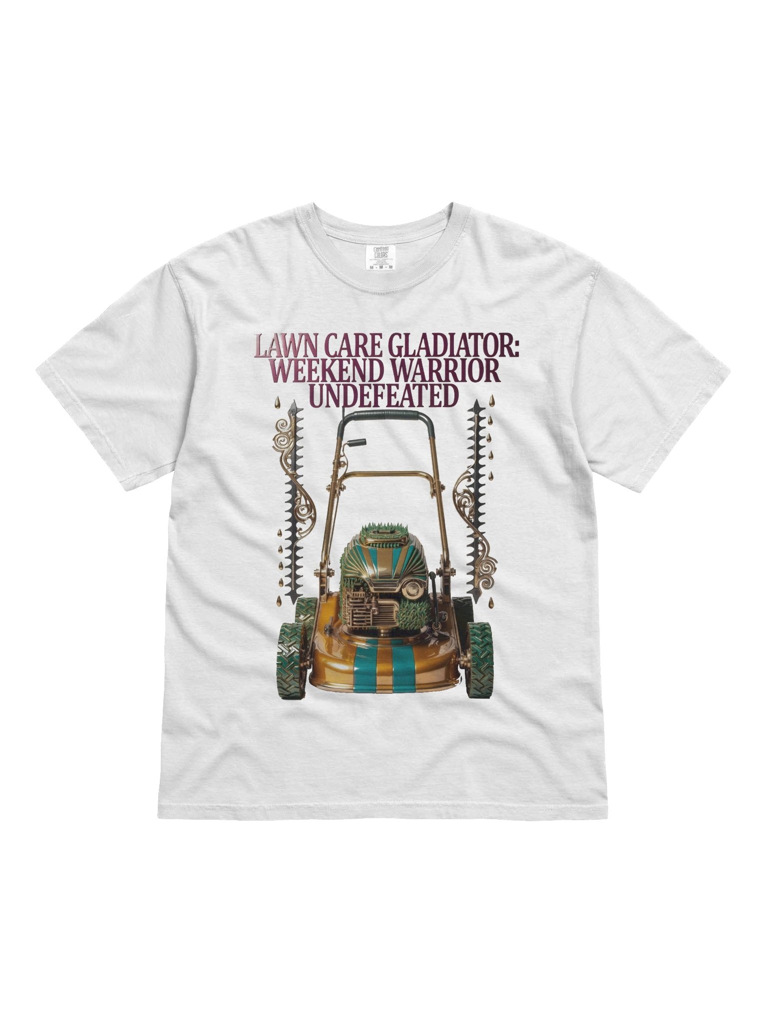 Lawn Care Gladiator T Shirt, Weekend Warrior Mug, Funny Dad Gift product image (1)