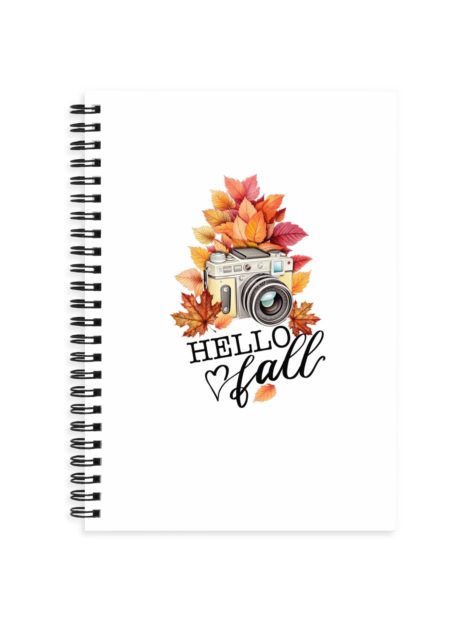 Peace Within Autumn Camera Spiral Notebook product image (1)
