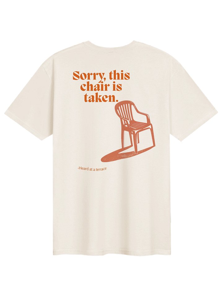 Sorry this chair is taken softstyle Unisex T-shirt product image (2)