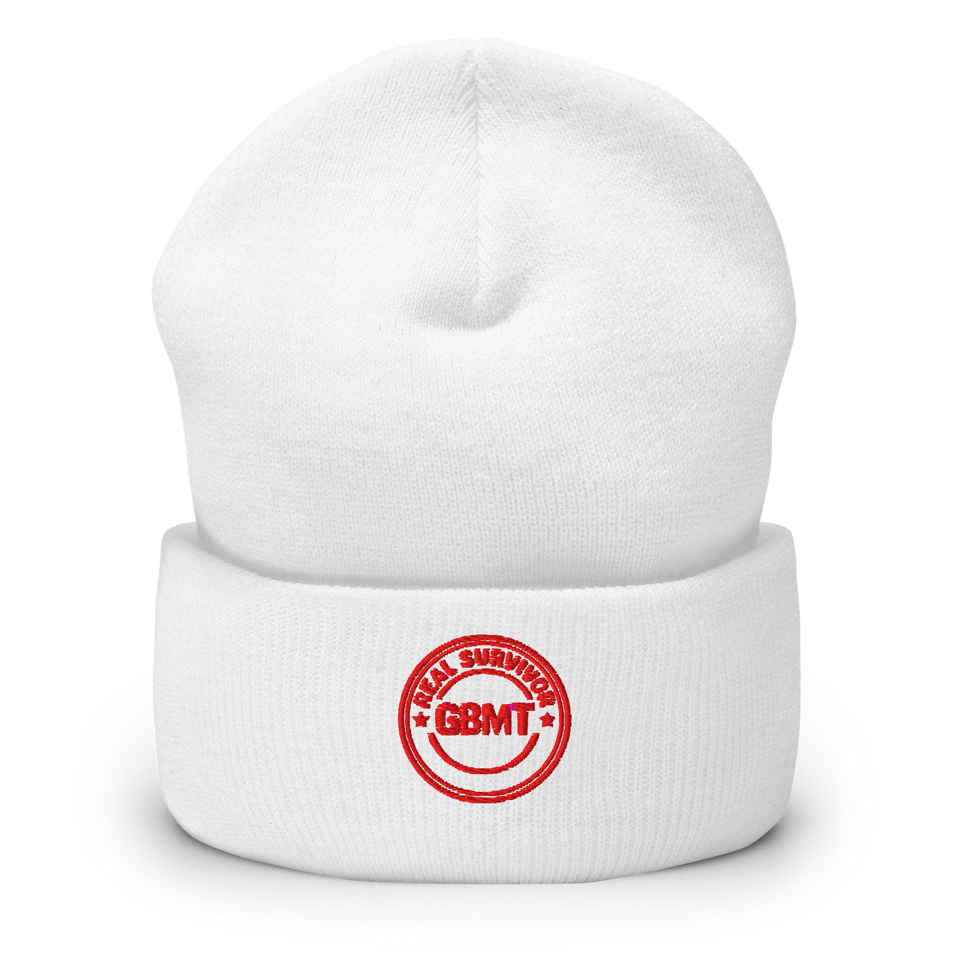 Real Survivor GBMT Beanie – Red Edition product image (1)