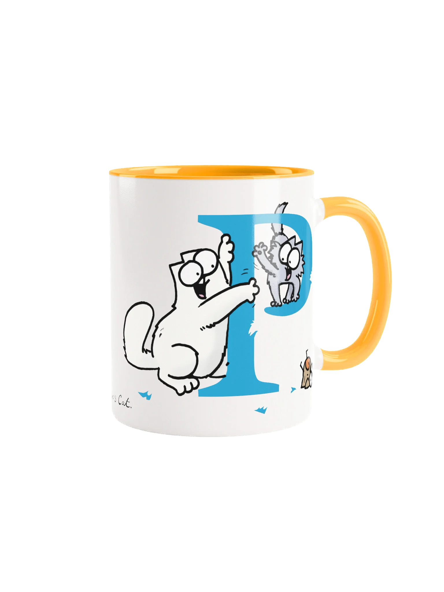 Cat Monogram Mug - P product image (2)