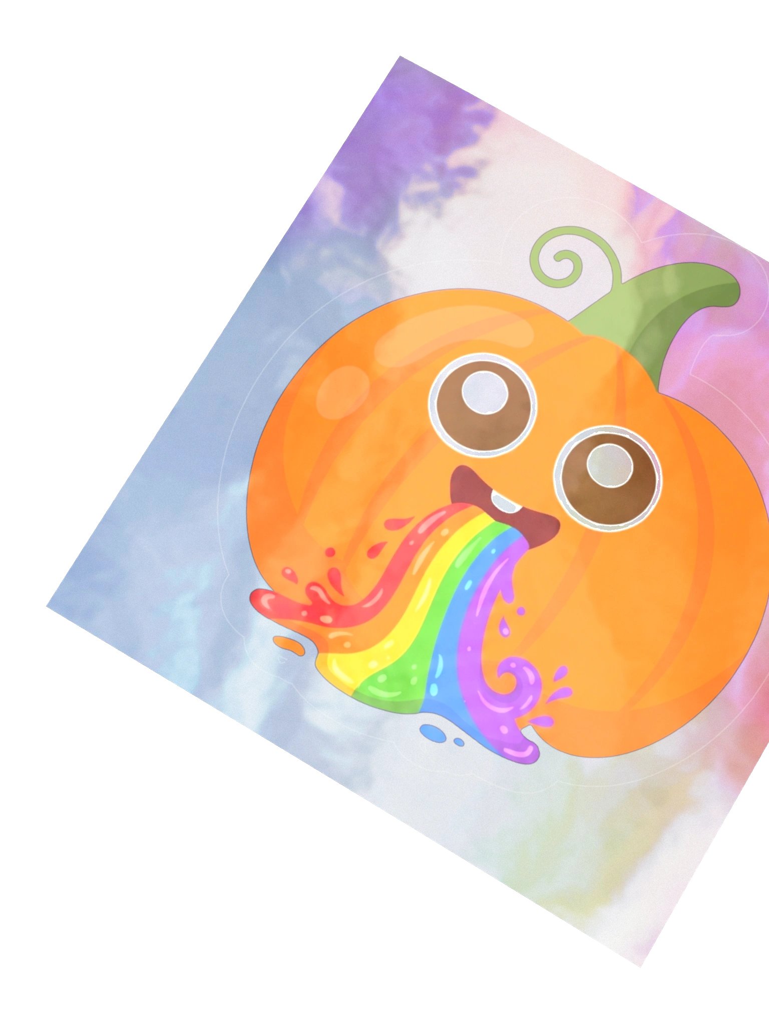 Rainbow Pumpkin Holographic Sticker Sheet product image (5)