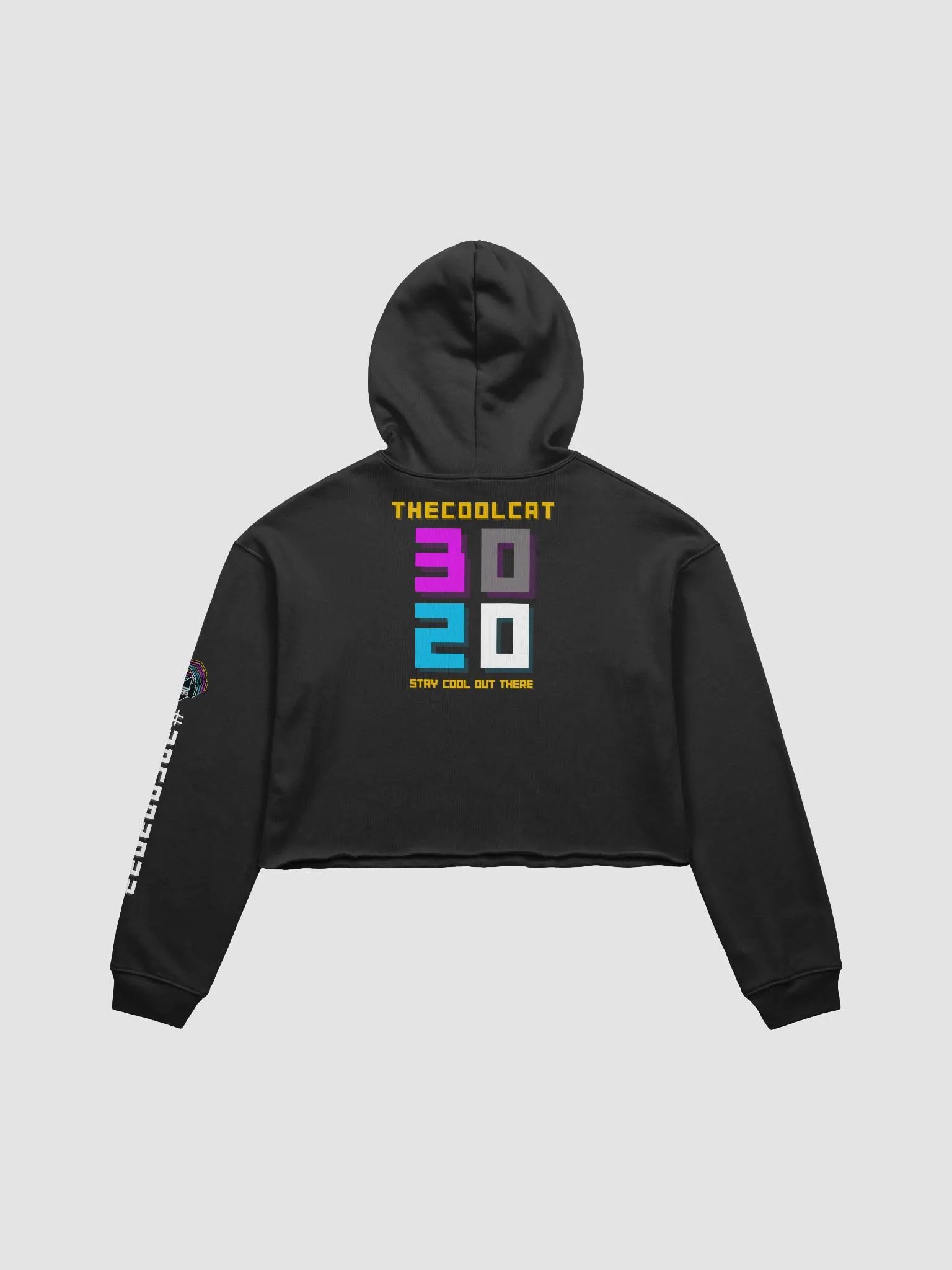 2D Con Crop Top Hoodie product image (2)