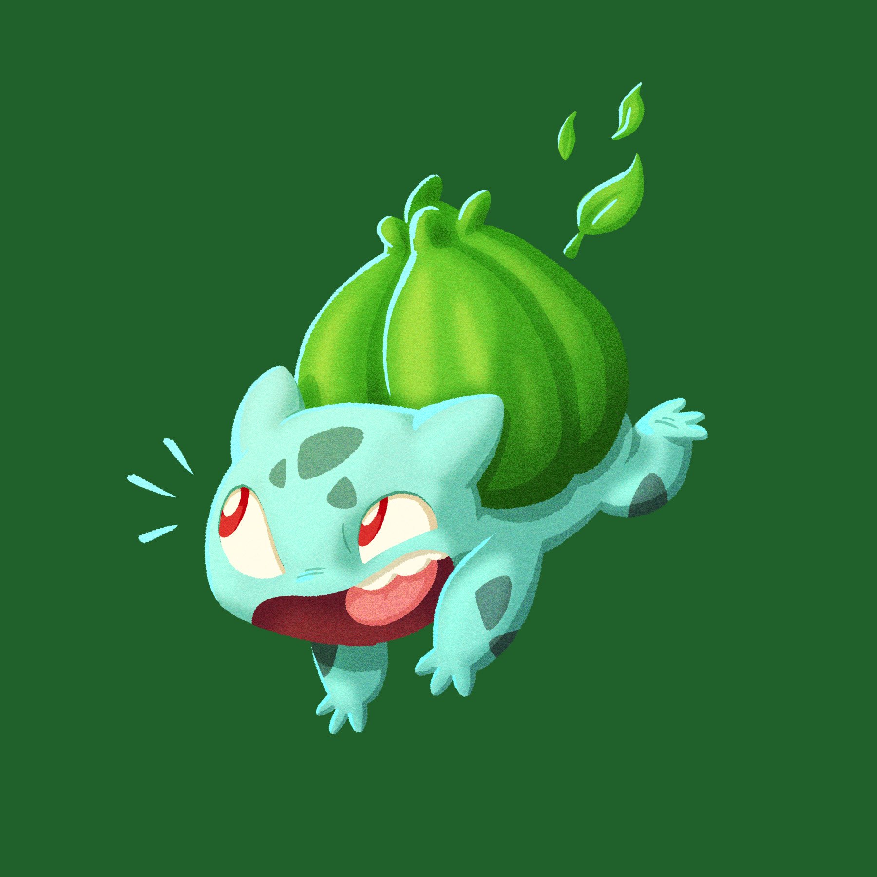 Poké Bulba Print (6x6") product image (1)