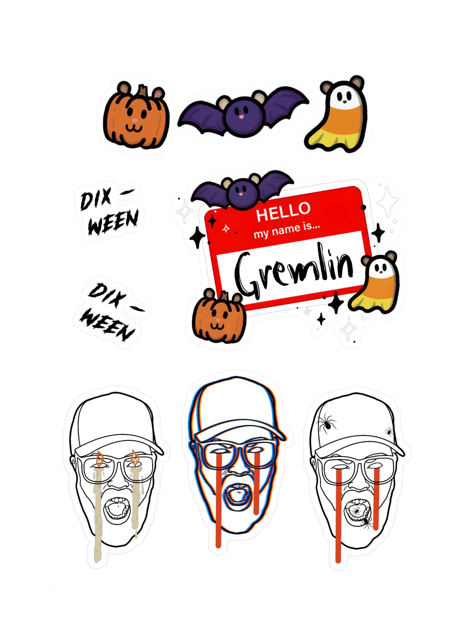 Dix-Ween Sticker Sheet product image (3)