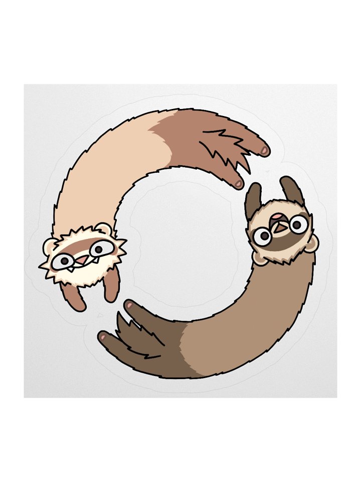 Ferret Ouroboros | Sticker product image (2)
