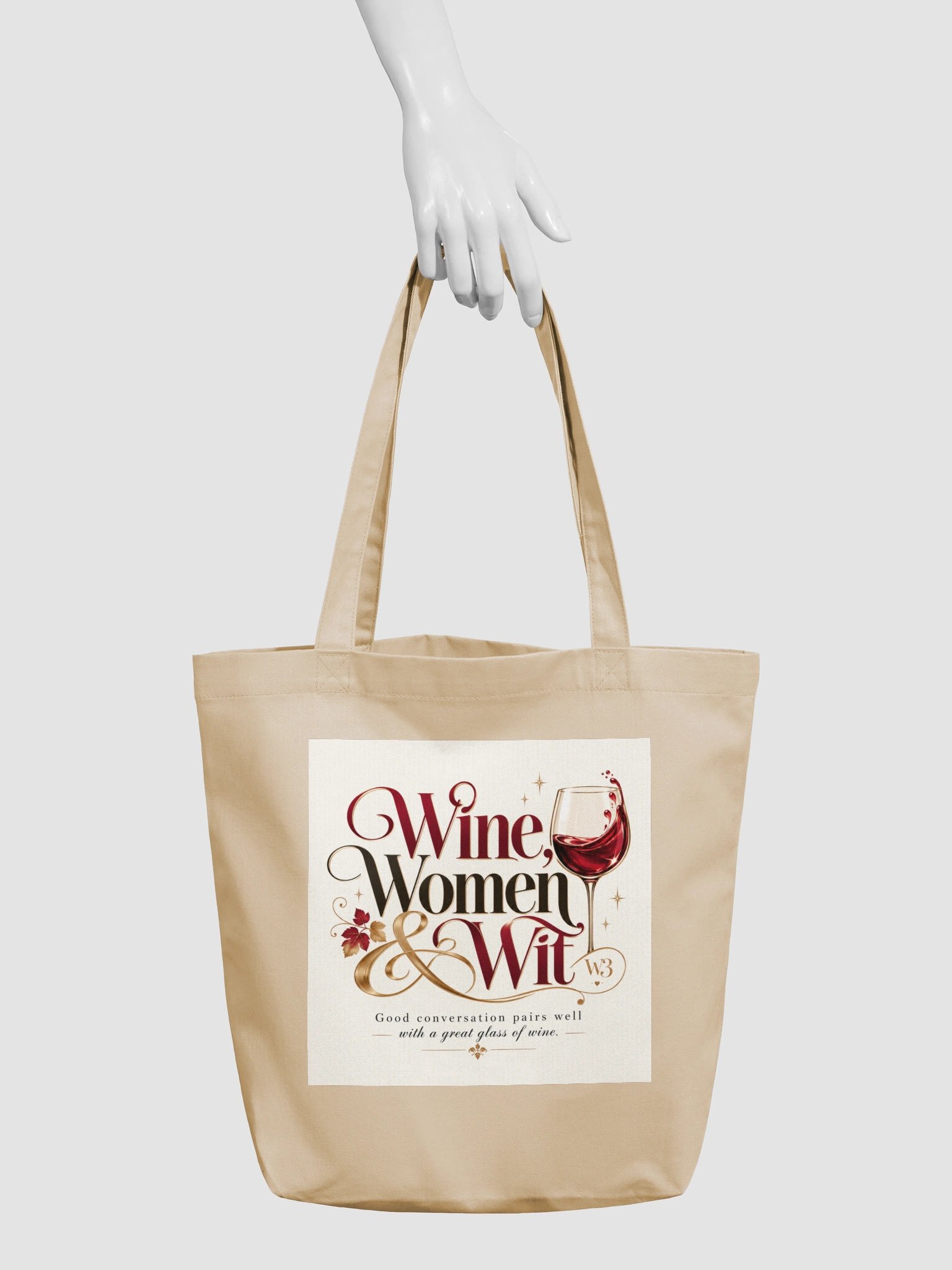 Wine, Women & Wit Tote product image (3)