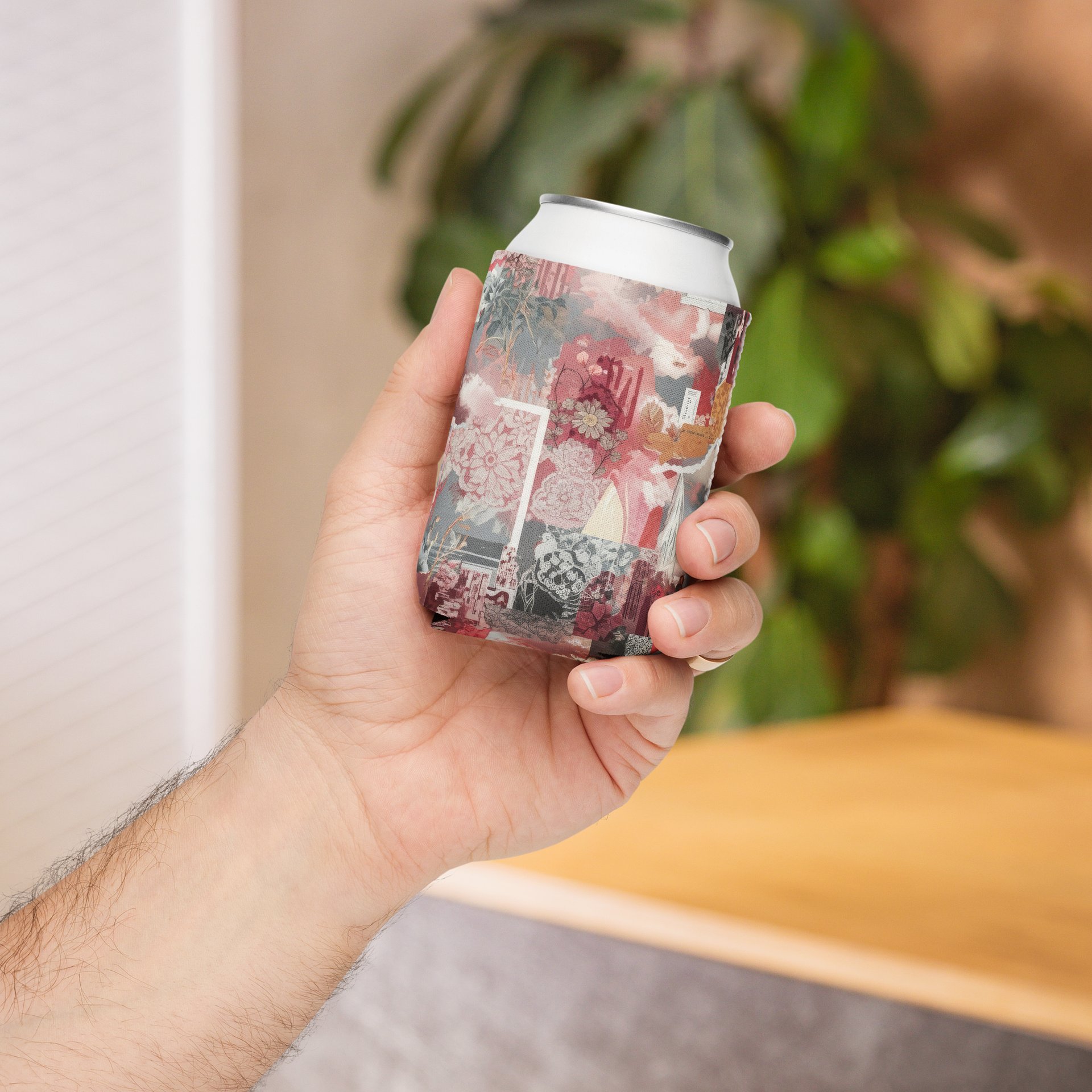 Floral Fusion Can Cooler product image (5)