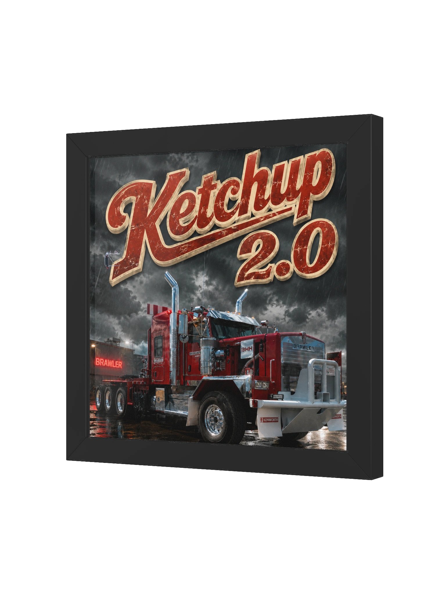KETCHUP 2.0 FRAMED POSTER product image (2)