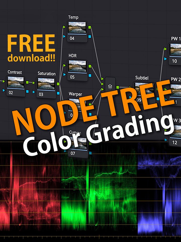 Node Tree voor Perfecte Kleurcorrectie in DaVinci Resolve product image (1)