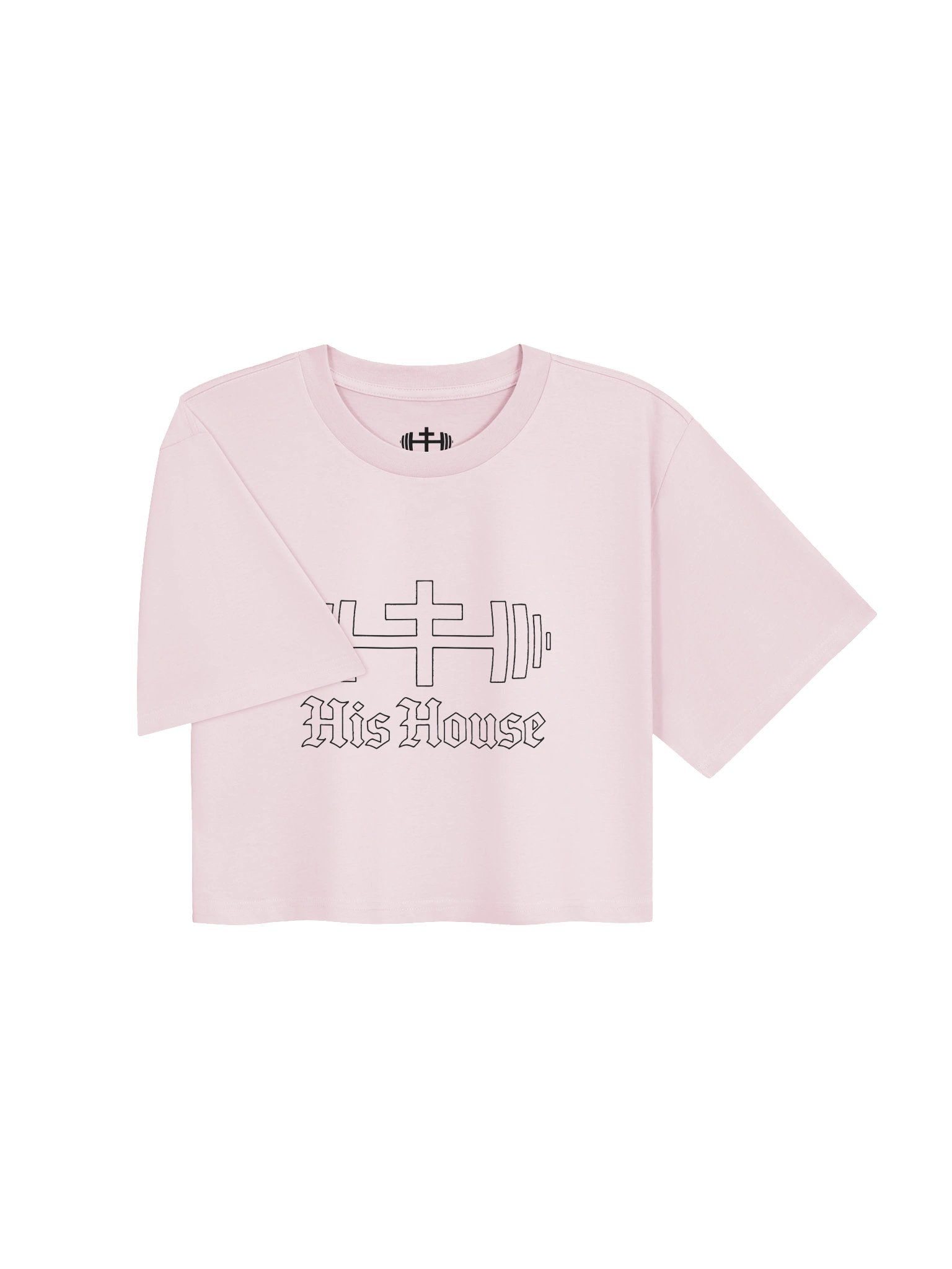 His House Womens Classic Crop Tee - Orchid/White/Ecru product image (7)