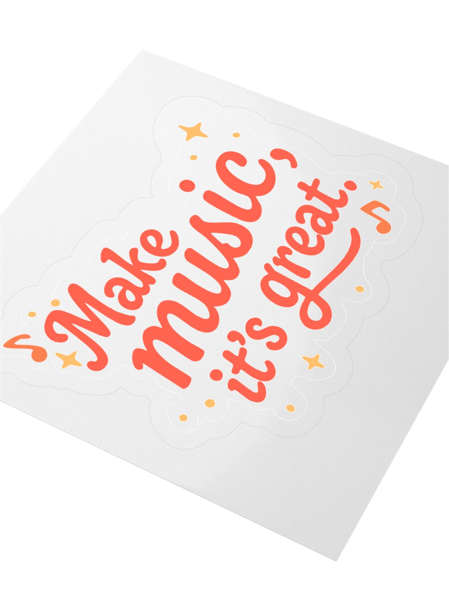Make Music It's Great Sticker product image (8)