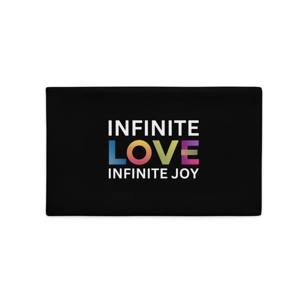 Infinite Love Infinite Joy Block Pillow Case product image (1)