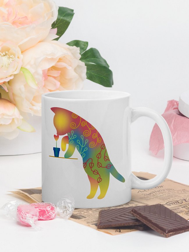 Abstract Cats Mugs