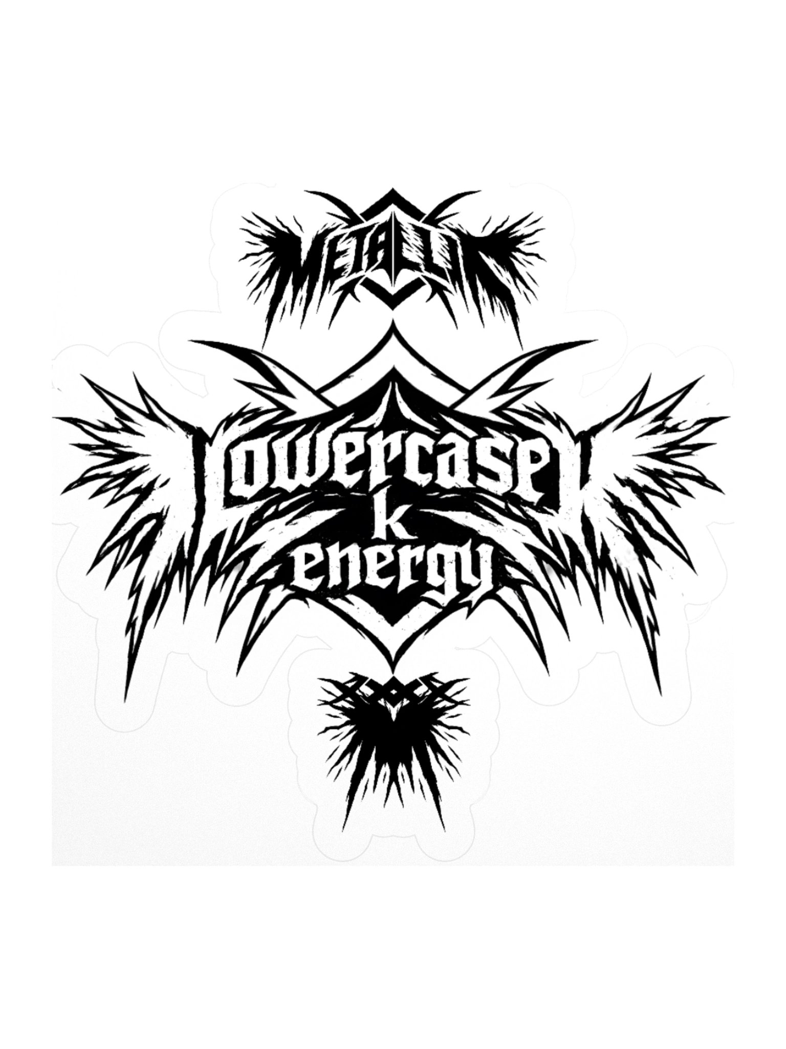 LOWERCASE k ENERGY STICKER product image (1)