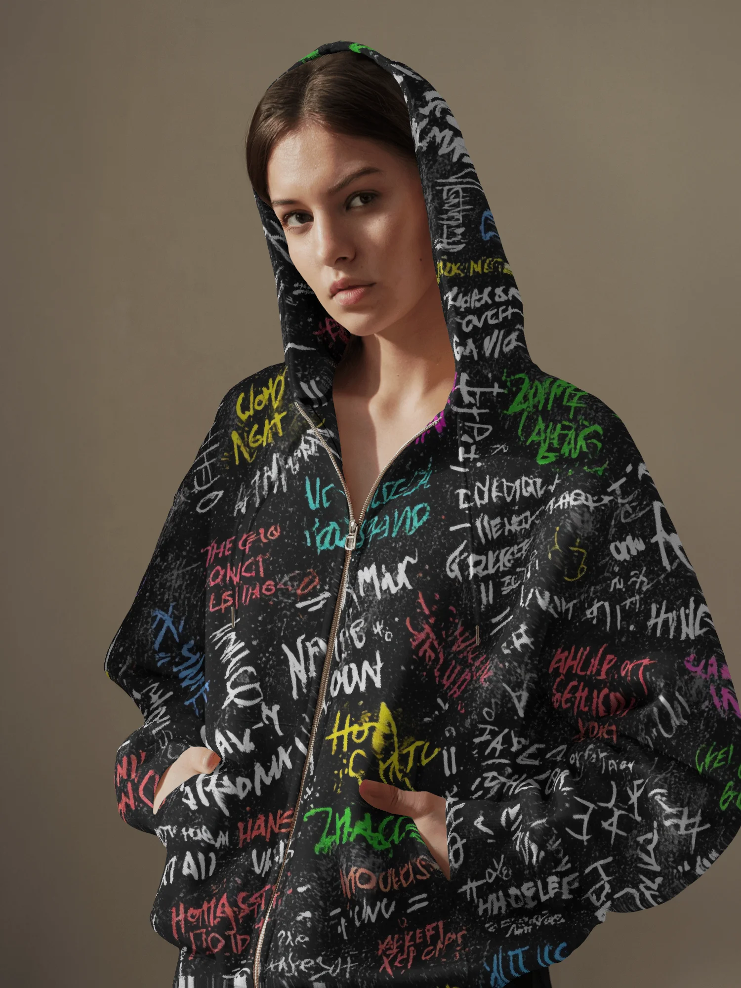 PSYCHO – Thought Loop – Zip Hoodie product image (1)