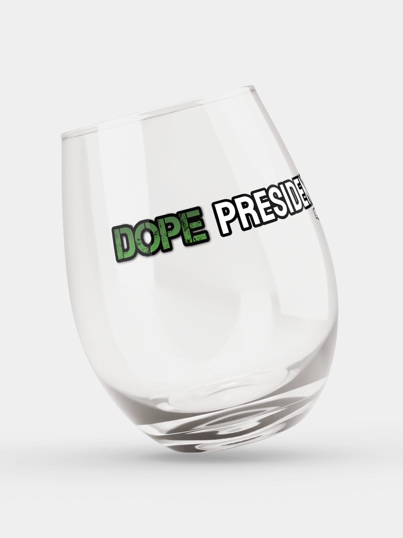 Dope Presidents Wine Glass product image (3)