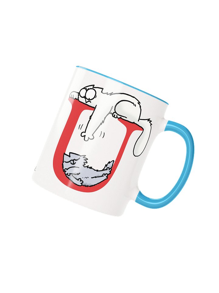 Cat Monogram Mug - U product image (1)