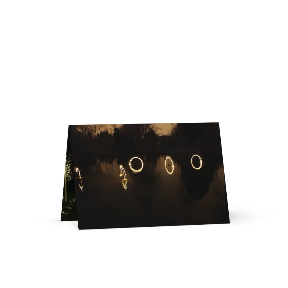 Luminous Trails Greeting Card product image (4)