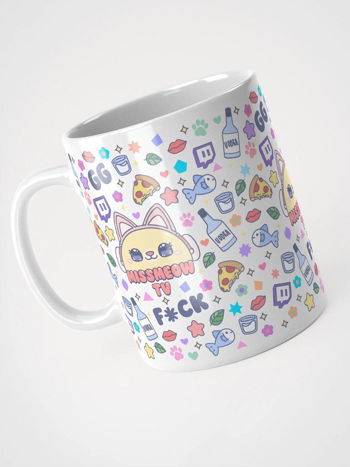MissMeowTV Cute Mug, White product image (2)