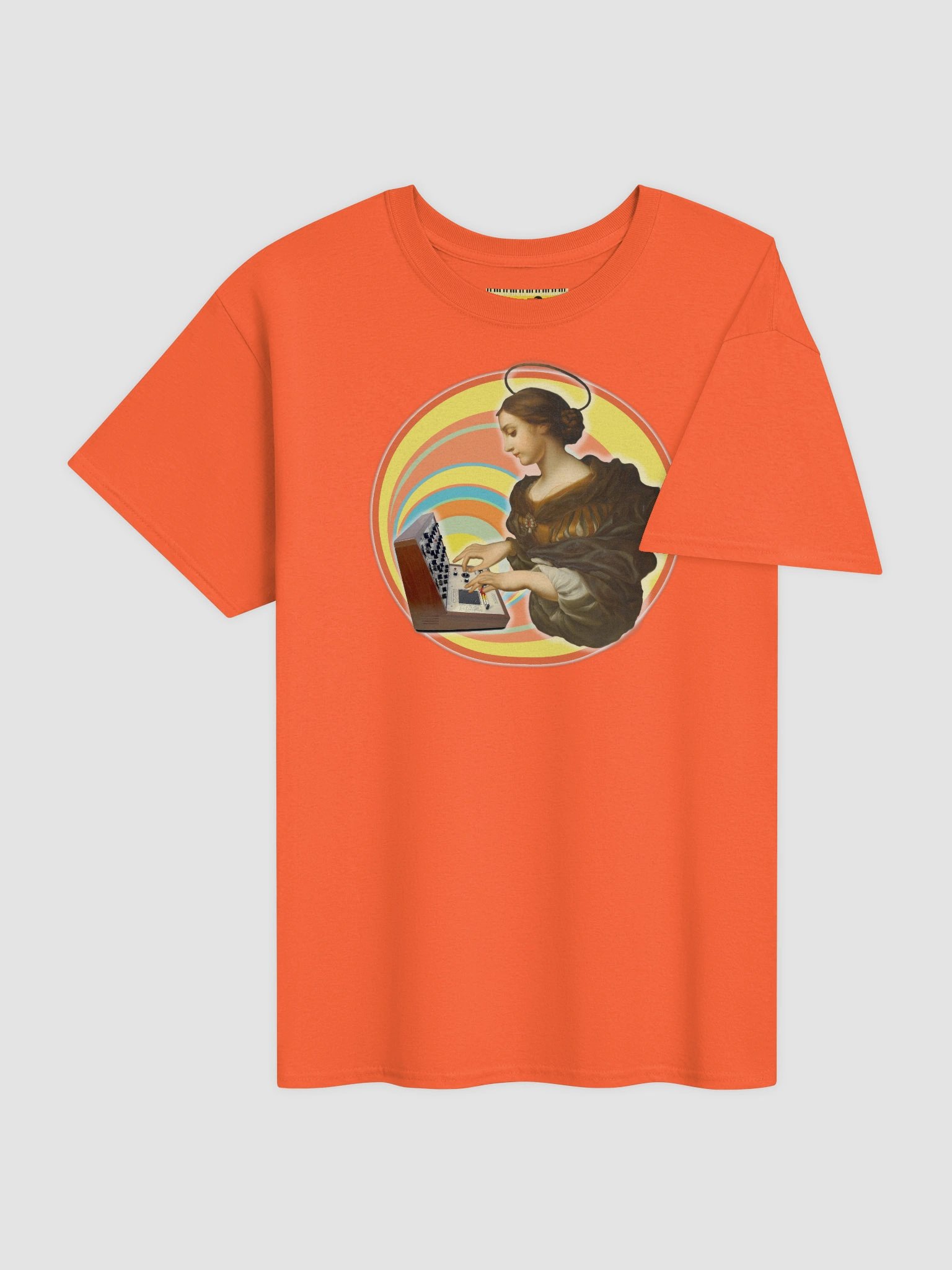 St Synthi Cecilia, The Putney (VCS 3) by Frank Fonik, Techno EDM Unisex t-shirt product image (5)