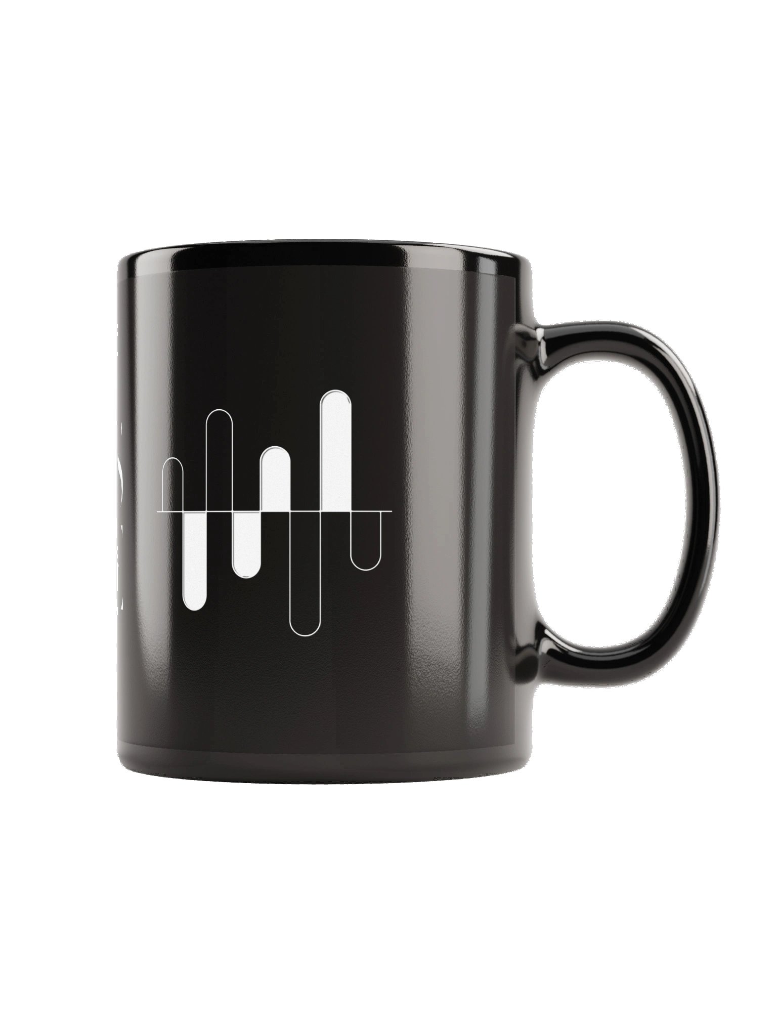 Candles & Coffee Black Glossy Mug product image (6)